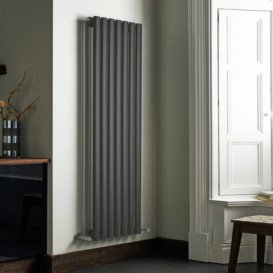 Aspen Vertical Single Textured Grey 1600 x 420