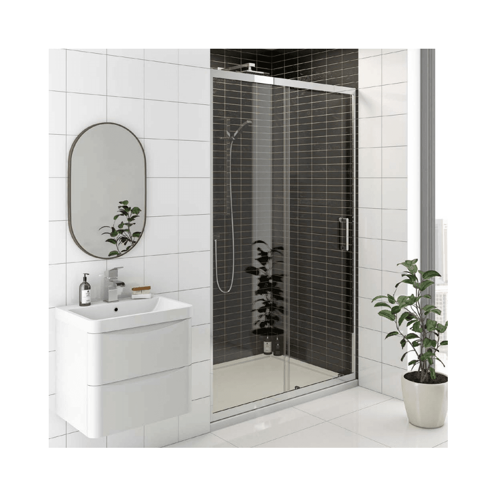 KV8 Sliding Shower Door 1600mm