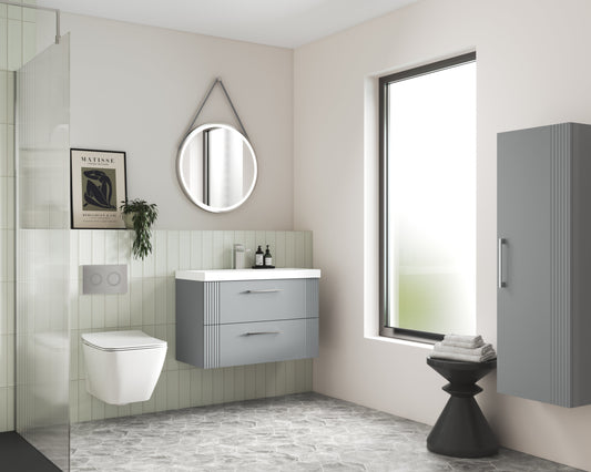 Salana 600mm Round Touch Sensor Illuminated Mirror