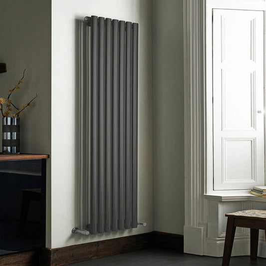 Aspen Vertical Single Textured Grey 1800 x 540