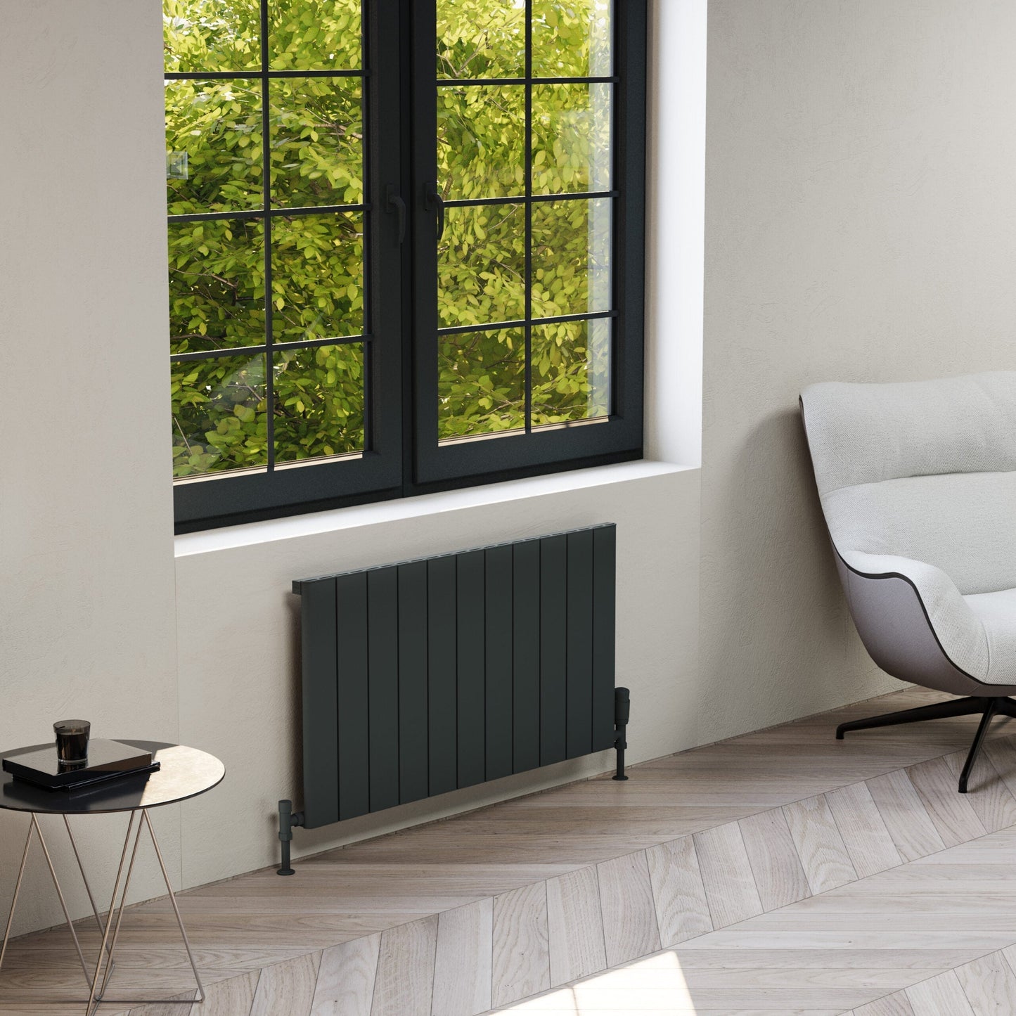 ALLEGRO SINGLE 575x660mm GREY