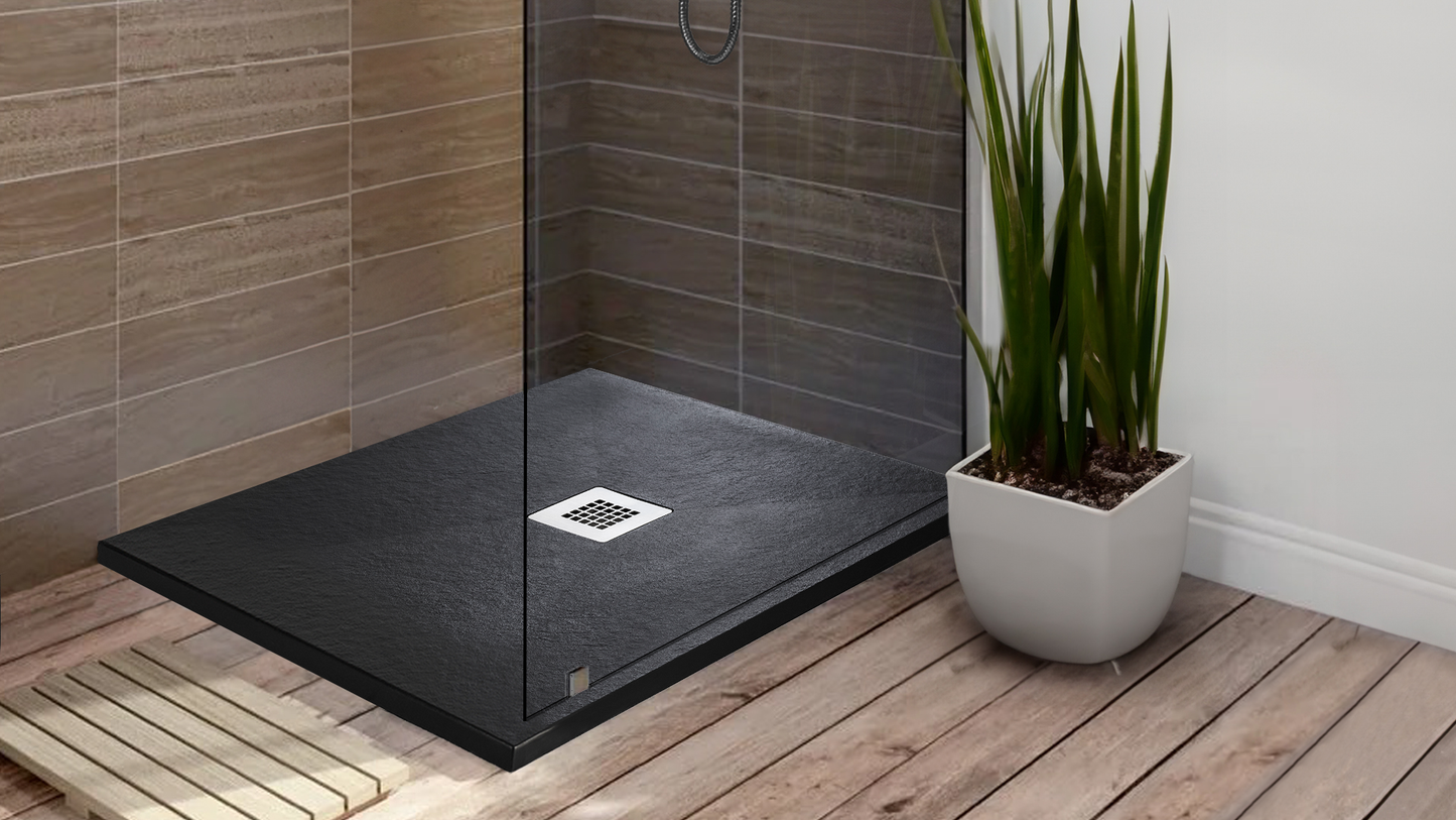 Stone Rectangle Tray - 1200x700mm Black