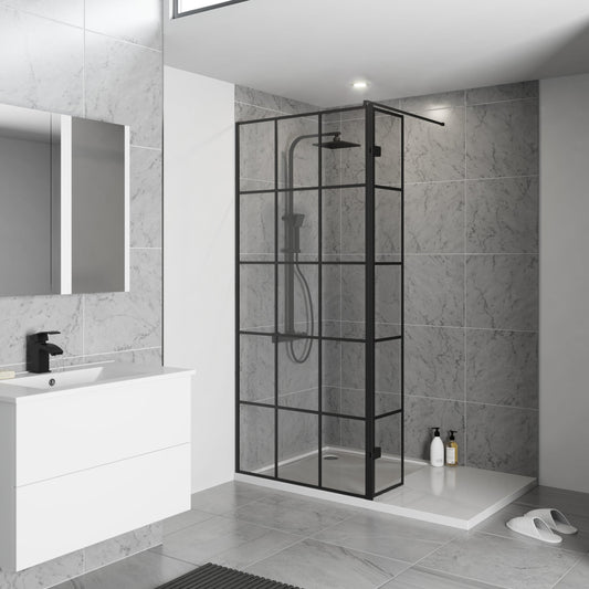 KV8 Krittal 1200mm x 2000mm Wetroom Screen