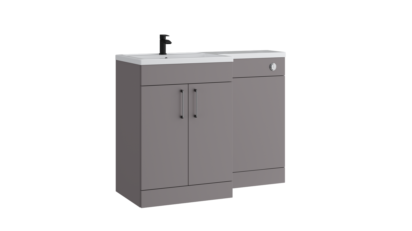 Dove L-Shape Door Unit Slate Grey