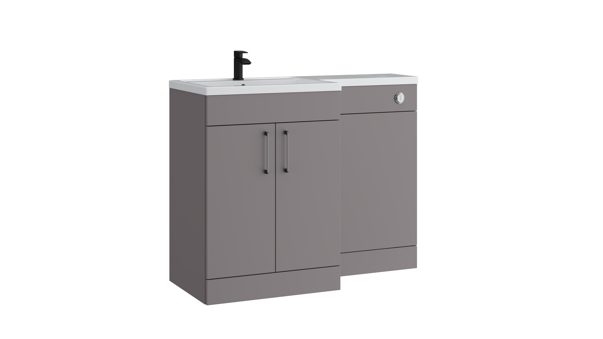 Dove L-Shape Door Unit Slate Grey