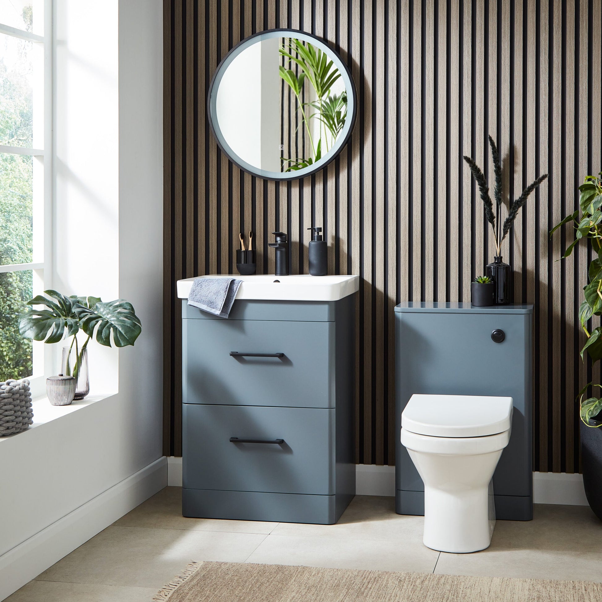 Options 24 600mm 2 Door Unit Cool Grey