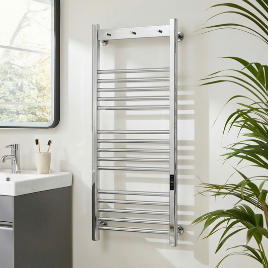 Toro Smart Dry Electric Towel Rail 800 x 500mm - Chrome