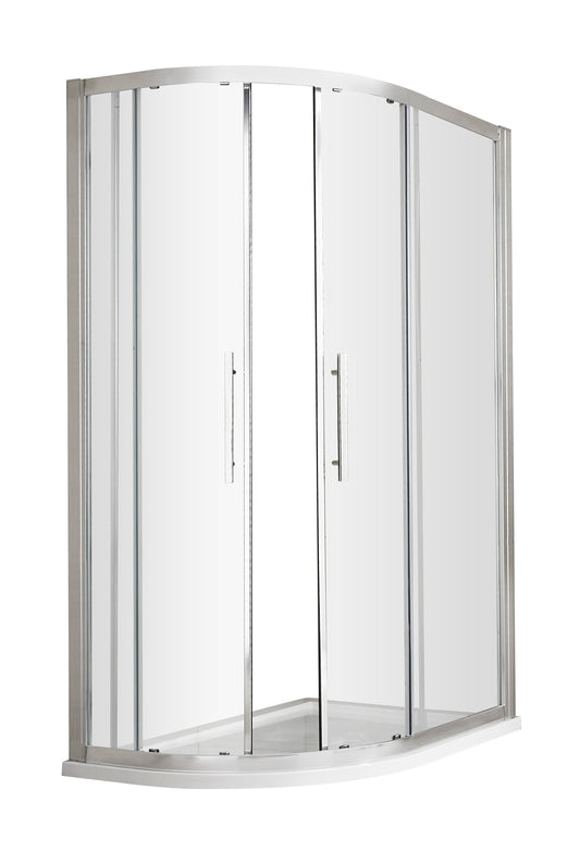 Apex 900 x 800mm Offset Quadrant Enclosure