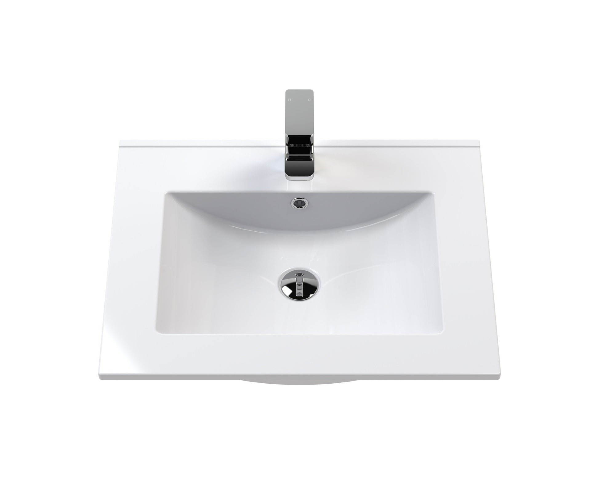 Lille 600mm Wall Hung 2-Drawer Vanity with Basin - 1 Tap Hole