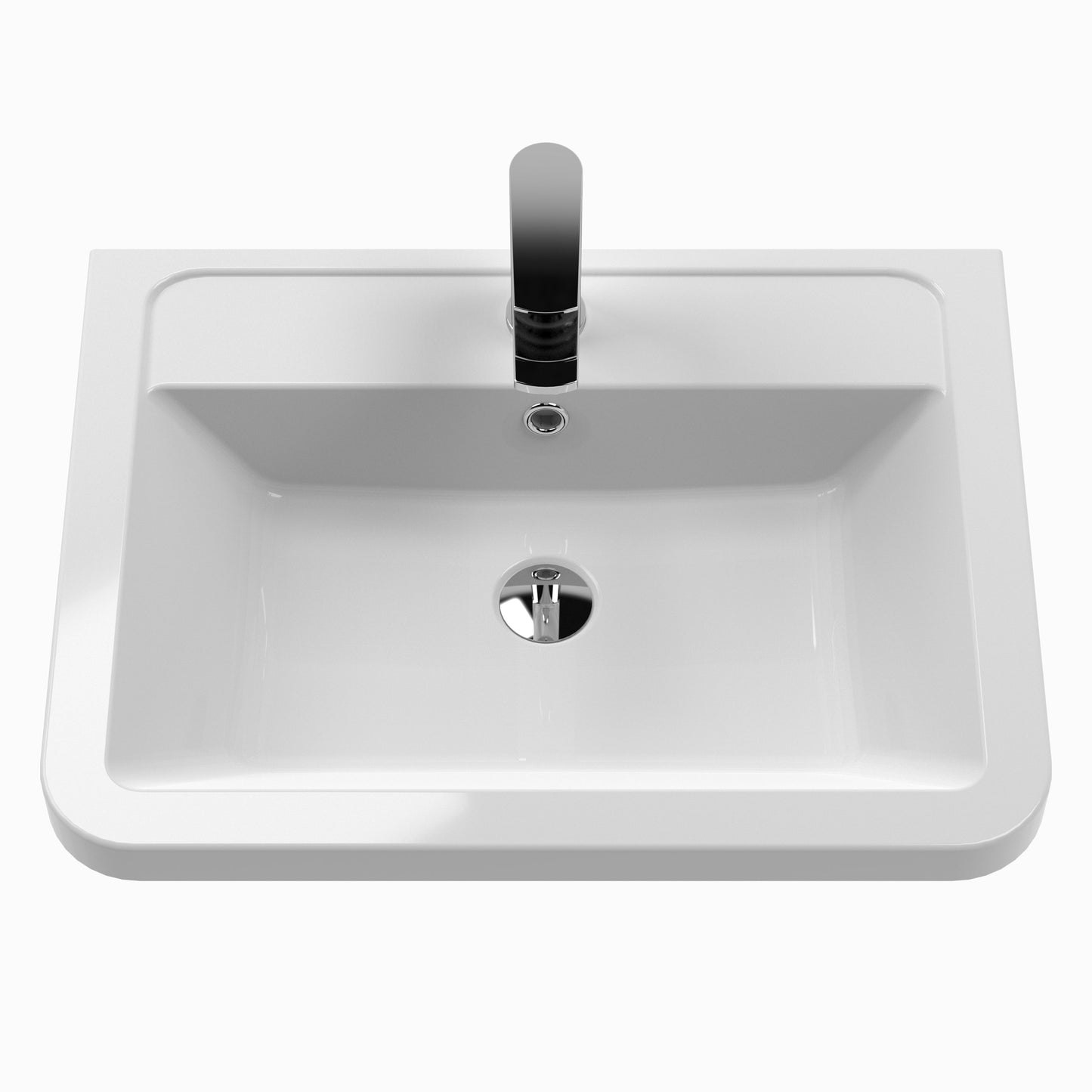 Hudson Reed Solar 800mm Floor Standing 2 Drawer Vanity Unit With Ceramic Basin