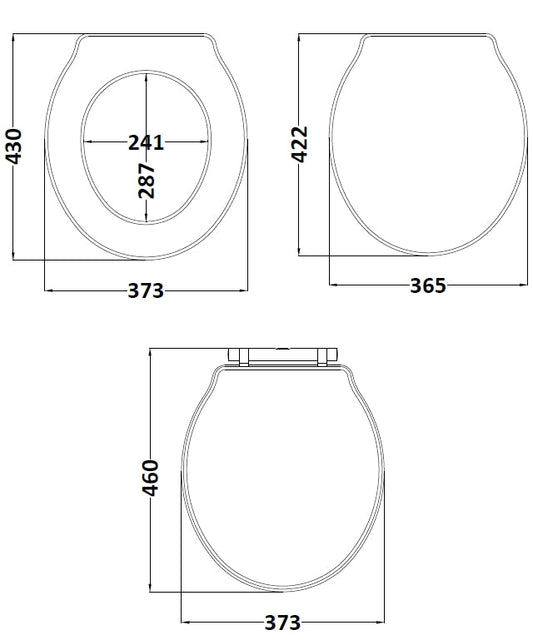 Chancery Ryther Toilet Seat