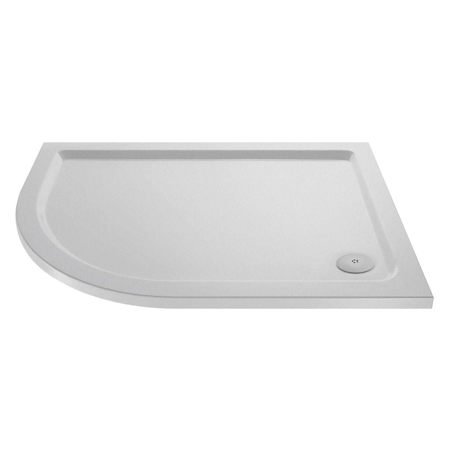 Slip Resistant Offset Quadrant Slimline Shower Tray Left Hand 1200 x 900mm
