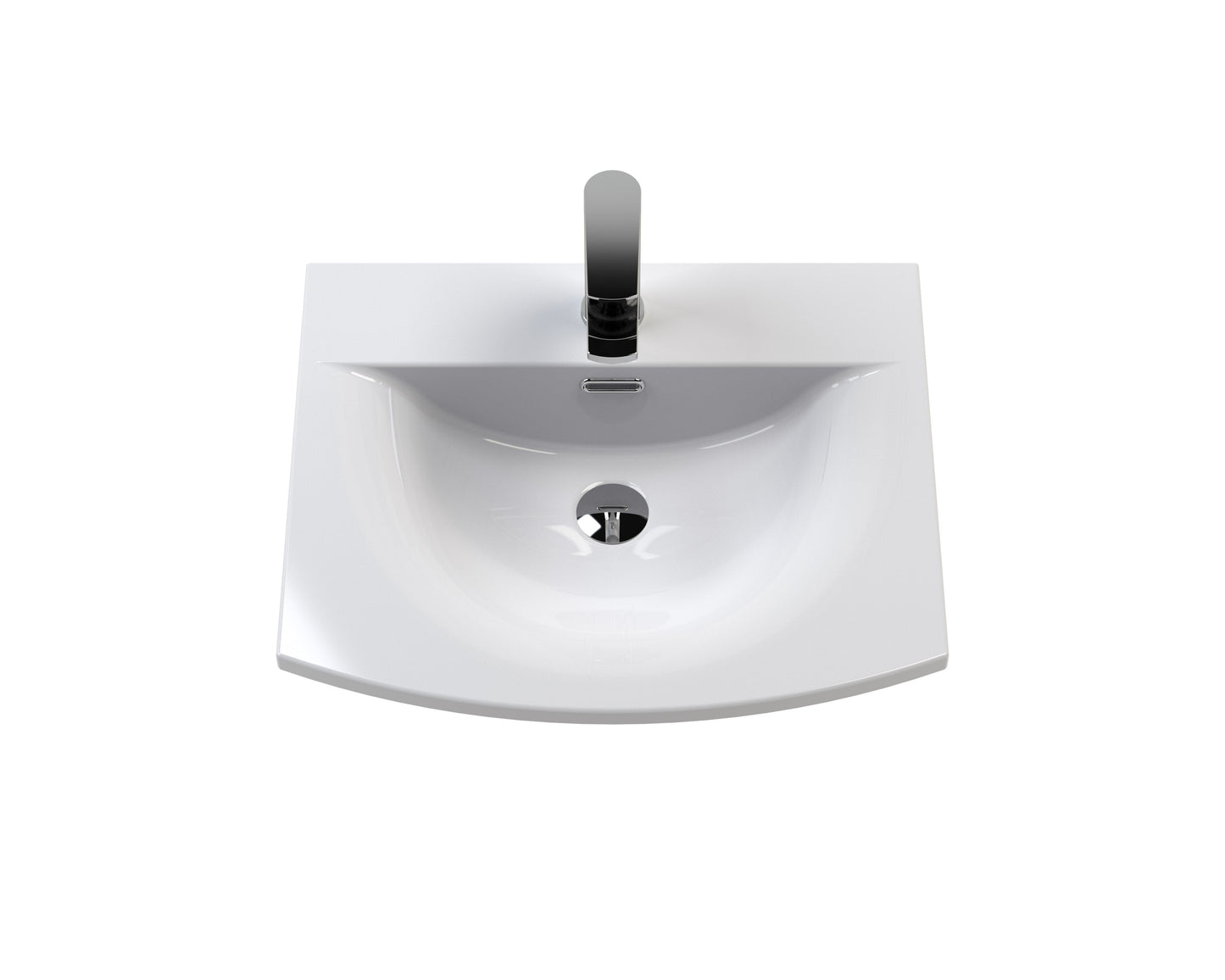 Hudson Reed Juno 500mm Wall Hung 2 Door Vanity Basin Unit Including Basin