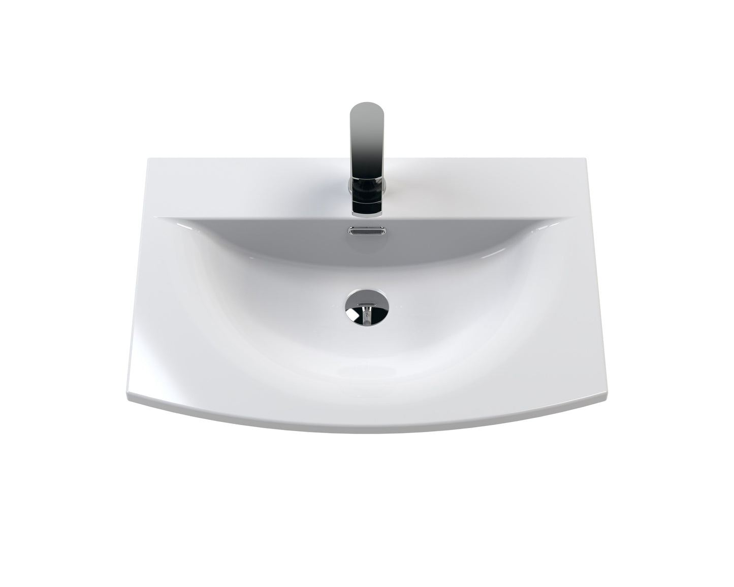 Hudson Reed Urban 600mm Wall Hung 2 Drawer Vanity Unit with Curved Basin