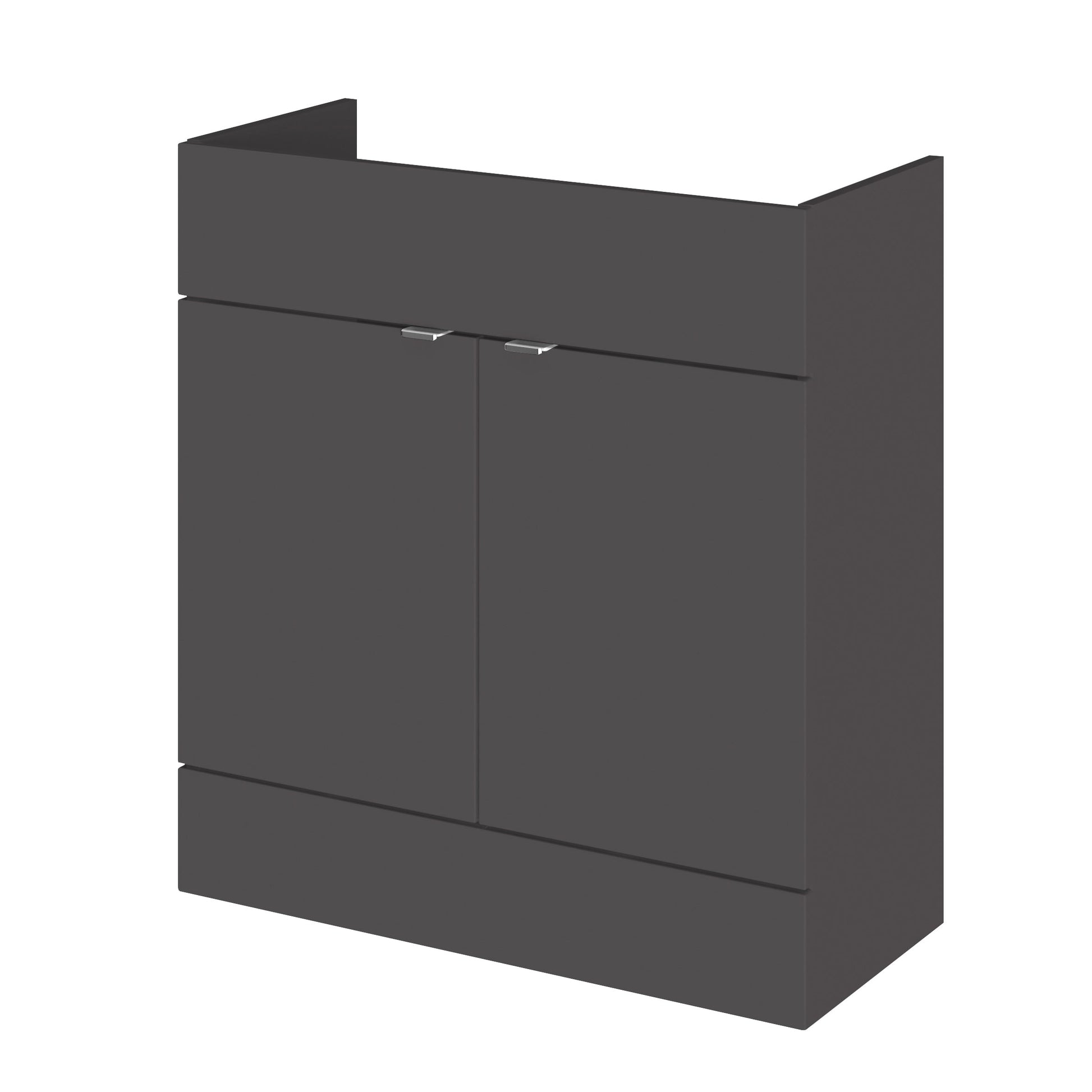 Fusion Fitted Floor Standing 2 Door Vanity Unit 800mm