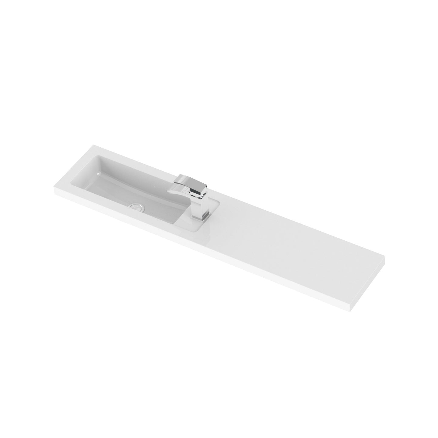 Hudson Reed Fusion 1200mm Gloss Grey 2 Door Compact Floor Standing Vanity Basin & Toilet Combination