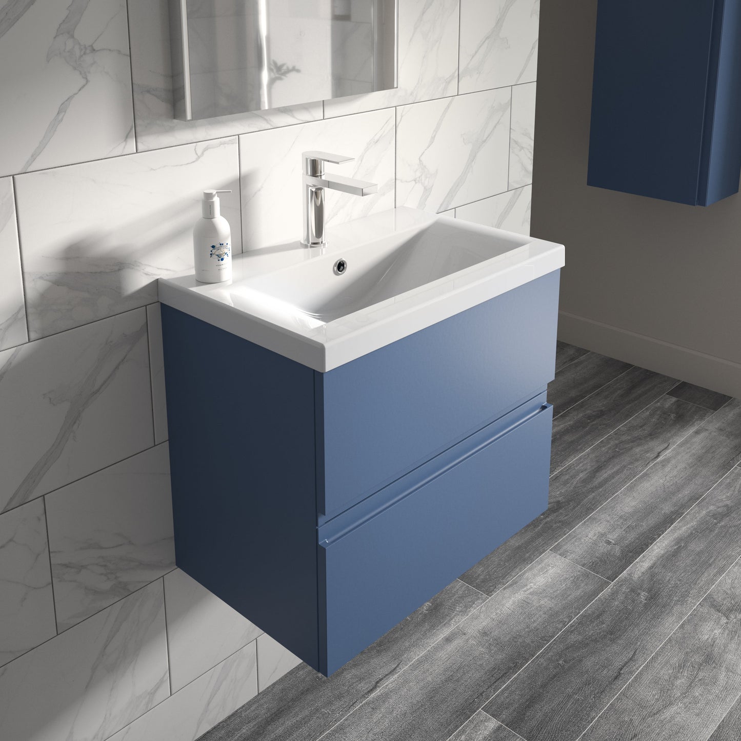 Hudson Reed Urban 500mm Wall Hung 2 Drawer Vanity Unit with Basin